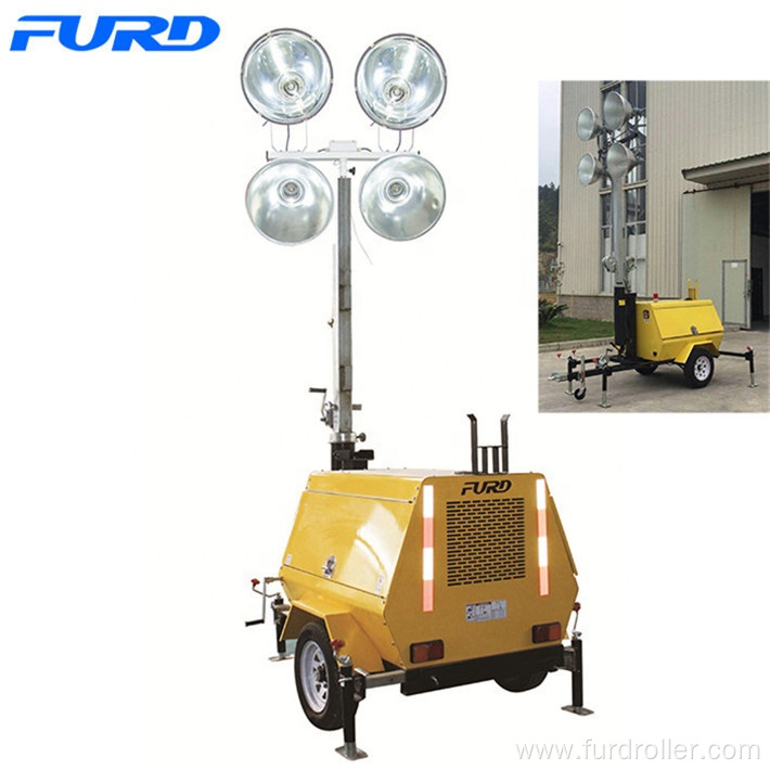 5KW Diesel Generator Light Tower with 9m Elevating Height