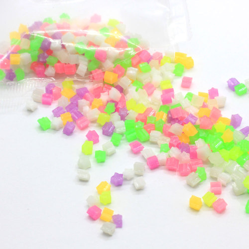 Hot Popular   Star Shape Tubes Miniature 3MM Luminous   Stones For Home Christmas Party Decoration