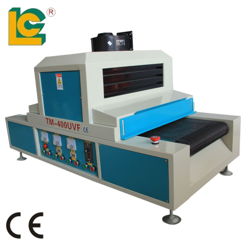 China Supplier UV Curing Machine TM-400UVF Desktop UV Dryer with Conveyor for UV Ink