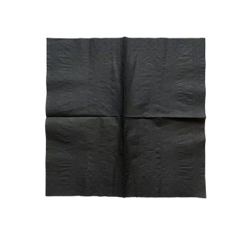 2ply Beverage Paper Napkin Black