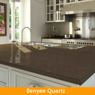 Newstar polished kitchen island quartz artificial granite countertops
