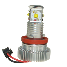 H8 40W White Angle Eyes LED Marker Lights with HALO Ring