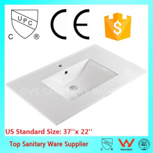 bath triangle basin ceramic countertop basin sink