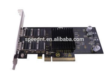 Dual-port multimode PCI-E X4 Gigabit fiber NIC/SPEEDNT PN:UK-A2GFS