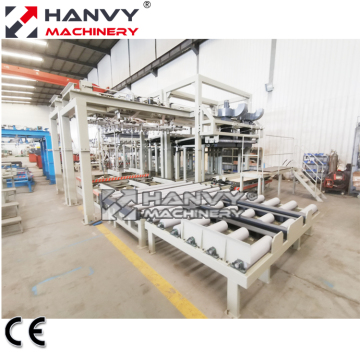 Hanvy Automatic Plywood Lay-up Line Curtain Coating Machine