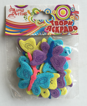 butterfly shape felt craft