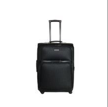 rolling spinner pu leather trolley case 4 wheels leather 3pcs pu luggage