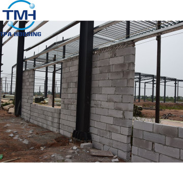 prefabricated steel structure warehouse workshop cow shed