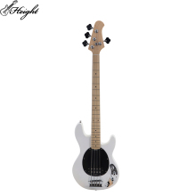 Electric Bass Guitar HTMSB-1 - 4 String White Electric Guitar