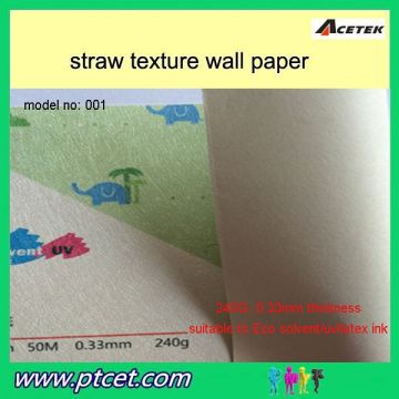 china high quality eco solvent/UV printable embossed wallpaper glue