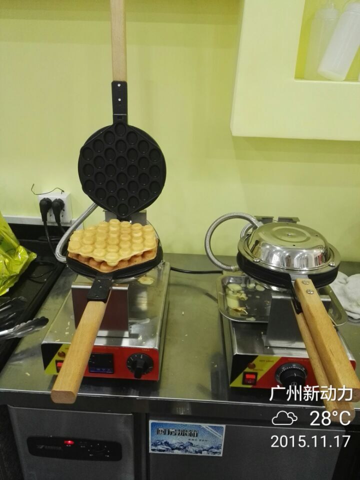 Gaufrier commercial à oeufs de hong kong avec CE à vendre