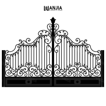 Wrought Iron Gate Designs for Exterior Doors and Driveway Gates