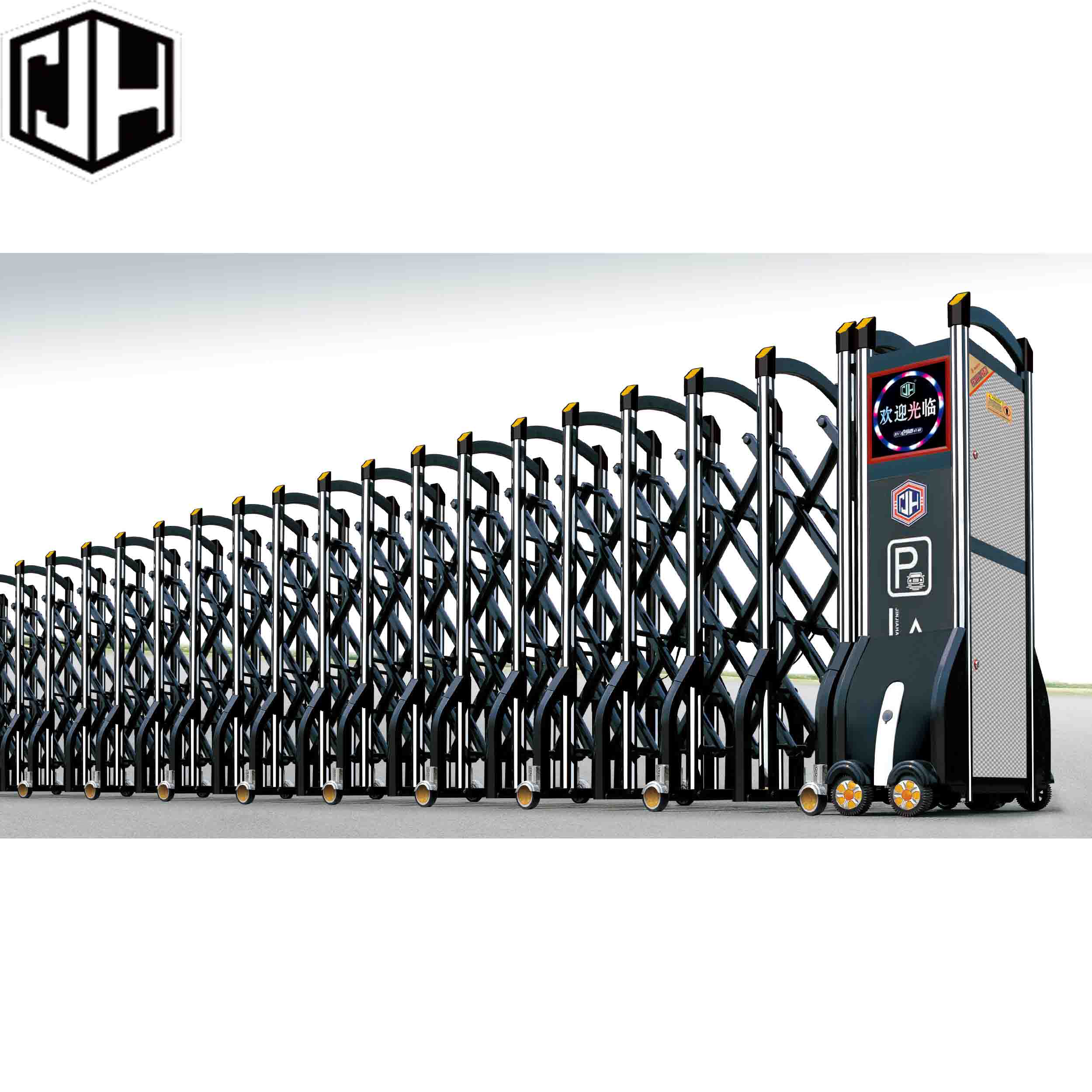 High Quality Aluminum Sliding Side Gates With Screen