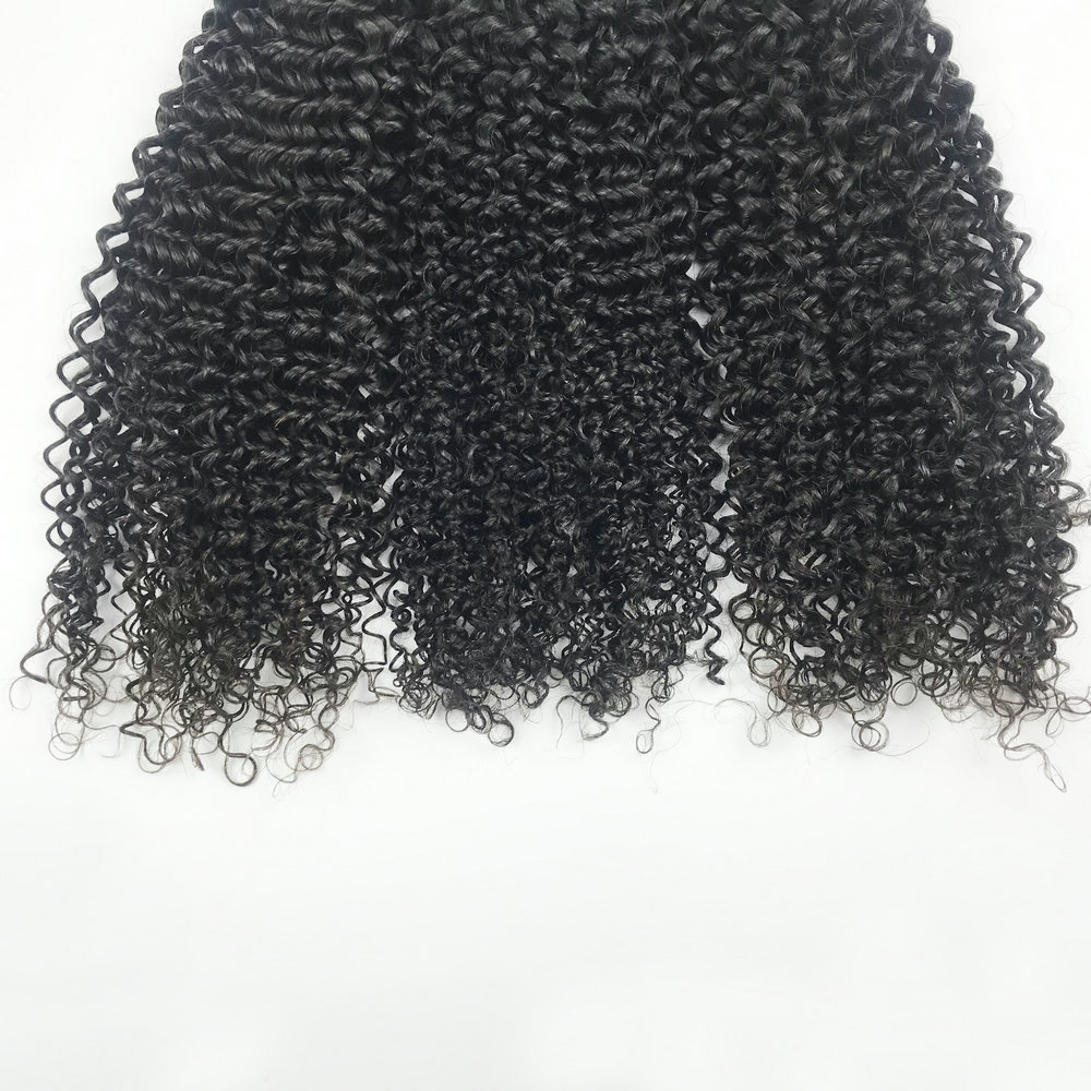 Kinky Curly human Hair Extensions best ratio brazilian hair