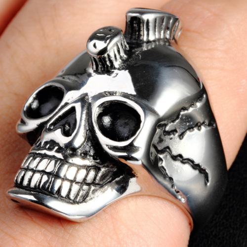 Halloween Jewelry Classic Stainless Steel  Skull Rings