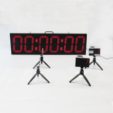 Large Wireless Laser Timer 6-Digit Stopwatch & Countdown Clock