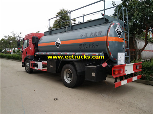 FAW 8800L Hydrochloric Acid Tanker Malori