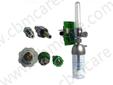 Medical Oxygen Flowmeter with Humidifier