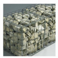 1x1x1m a caldo immerso galvanizzato Gabion Basket Gage