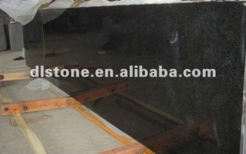 Low price absolute black pearl granite slab