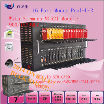 32 Ports Send Bulk SMS Modem, Good Quality Bulk SMS Modem Pool Q24 Plus