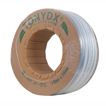 Reinforced braided pvc hose