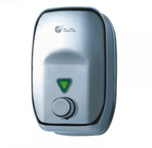 Large capacity stainless steel soap dispenser