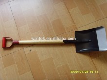 steel shovel with wood handle