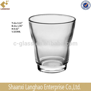 Pressed Clear Pint Glasses