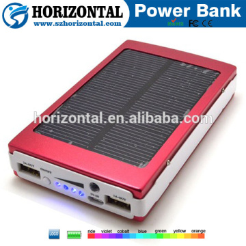 Solar Power Bank 5000 mAh Backup Battery Charger for Cell Phones