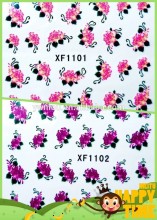 Nail Art Poster Flower Design Water Transfer Nail Decal Sticker