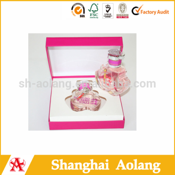 2014 elegant design paper box for women perfume, china manufacture