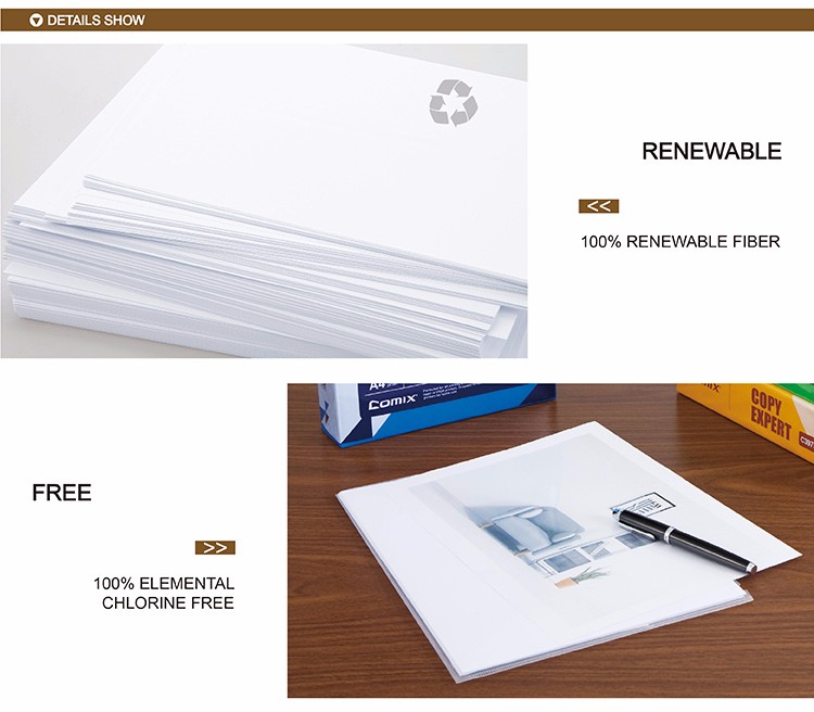 Low price Ultra white A4 office printing 80gsm copy paper