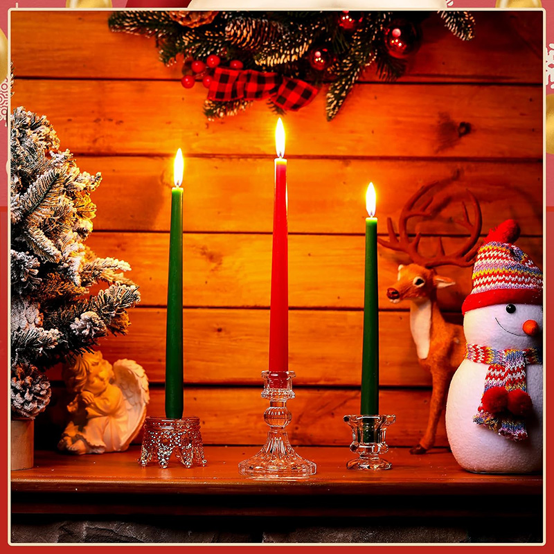 Шматлікія 10 -цалевыя суцэльныя свечкі з конус