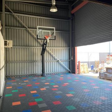 Tuiles de terrain de basket-ball en plein air en élio