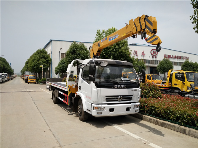 6 Ton Dongfeng Tow lori na crane