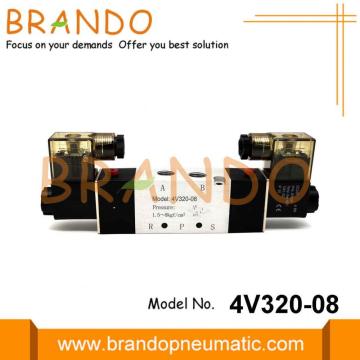 4v320-08 5 porta pneumatica per solenoide elettrica