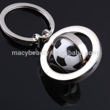Rotatebal footballl customized key chain
