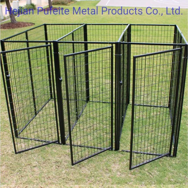 2.4 X 1.2 X 1.8 M Galvanised Steel New Pet Dog Kennel Run Enclosure.