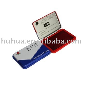 tin box yapp stamp pad metal case ink pad