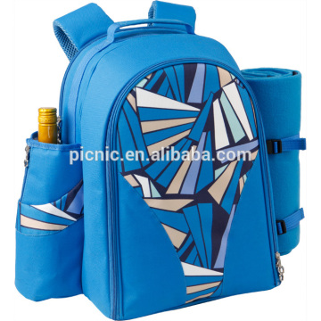 Luxury Picnic Bag With Blanket For 4 Persons