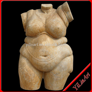 Modern abstract stone sculpture