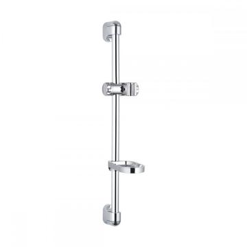 Multi-function Silver SS Wall Mounted Bath Sliding Bar