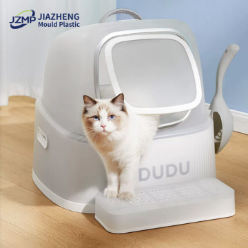 Cat Litter Box Pet Toilet Isolate Odor Tray