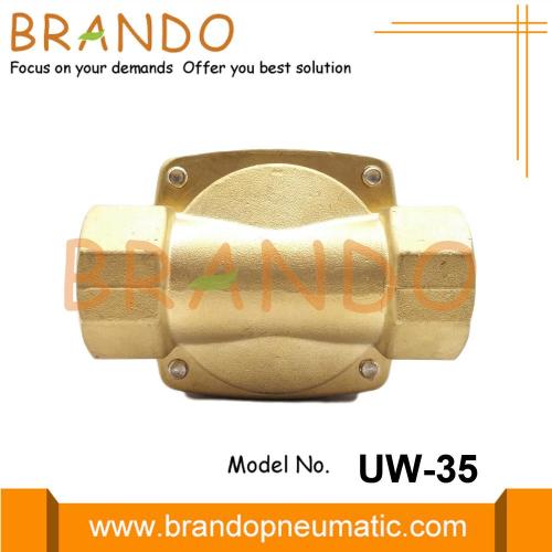 1 1/4 &#39;&#39; UW-35 Brass Solenoid Valve Biasanya Tertutup