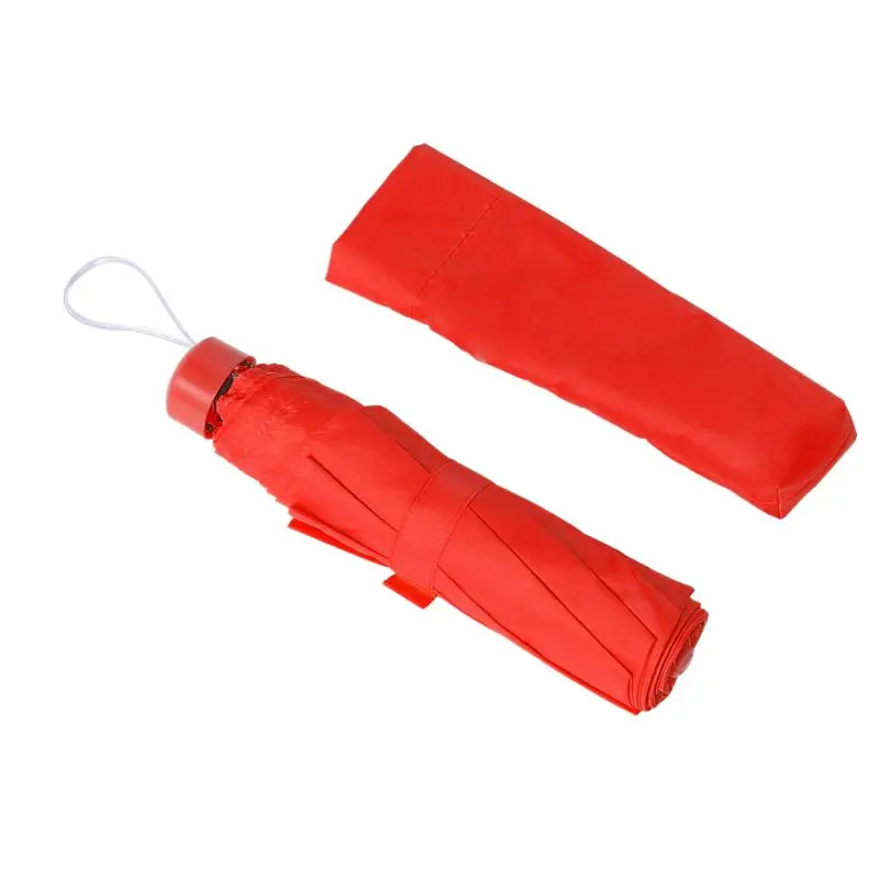 Wholesale Promotion Waterproof Portable Tiny Fold Umbrellas with Custom Logo