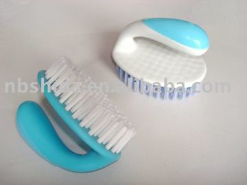 Oval-shaped Handled Bath Brush