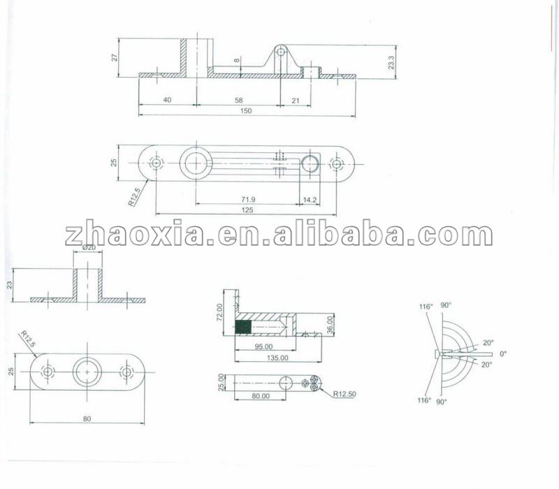 360 degree self closing concealed door hinge