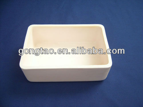 Al2o3 alumina boat shape tray