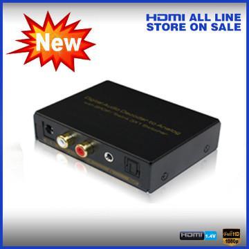 Optical 5.1 decoder Switcher 3X1